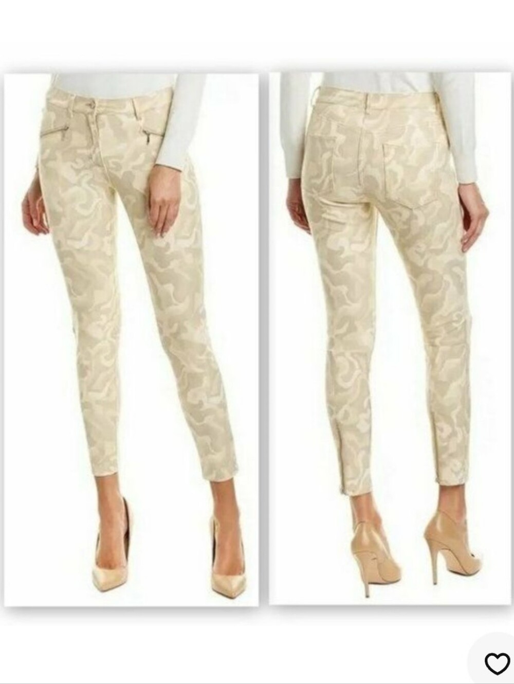 J. McLaughlin Camo Baxter Skinny Jeans Size 2
